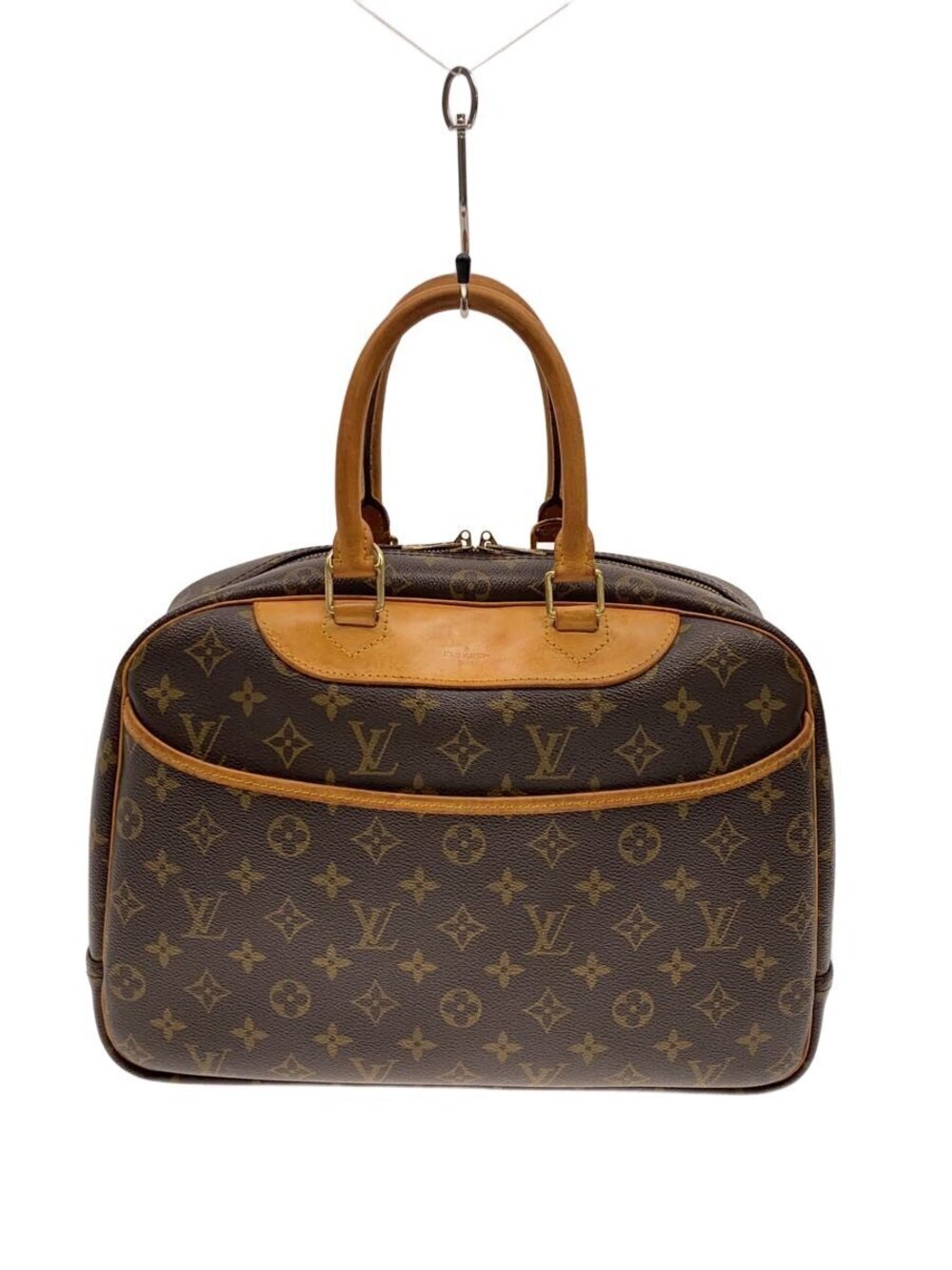 LOUIS VUITTON Bowling Vanity Deauville Monogram Canvas Brown